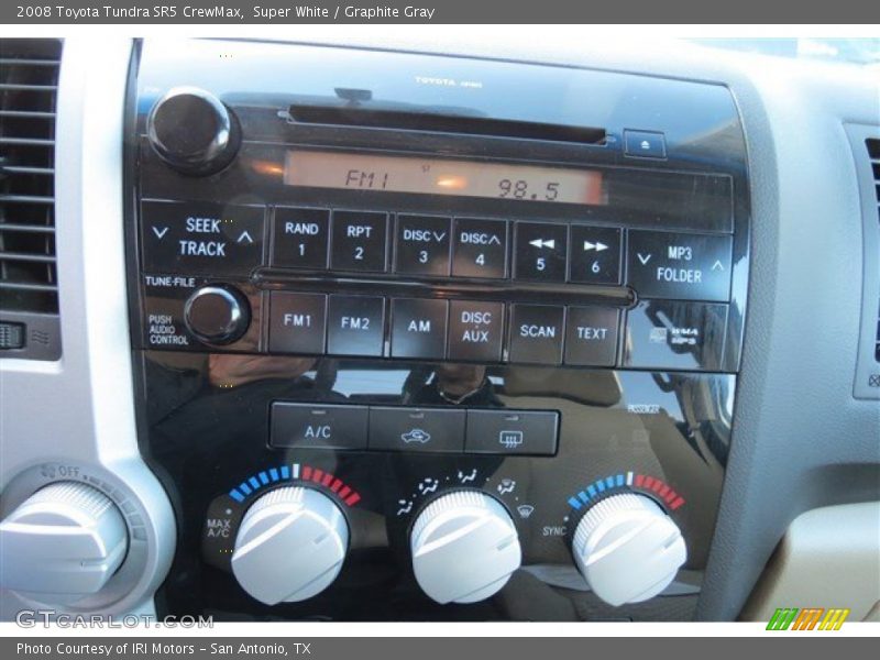 Super White / Graphite Gray 2008 Toyota Tundra SR5 CrewMax