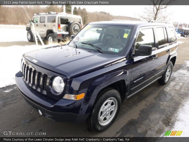 True Blue Pearl / Dark Slate Gray/Light Pebble 2013 Jeep Patriot Sport 4x4