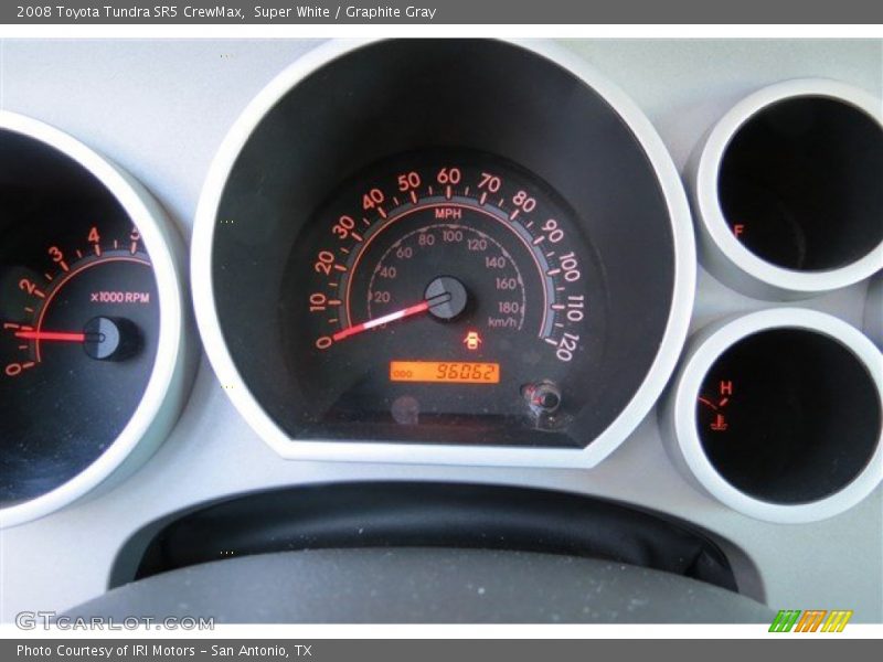 Super White / Graphite Gray 2008 Toyota Tundra SR5 CrewMax