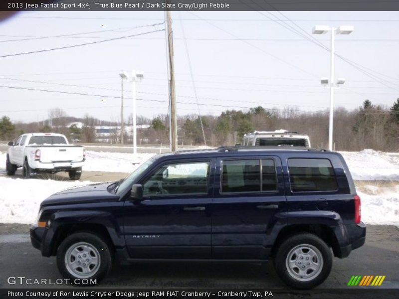 True Blue Pearl / Dark Slate Gray/Light Pebble 2013 Jeep Patriot Sport 4x4