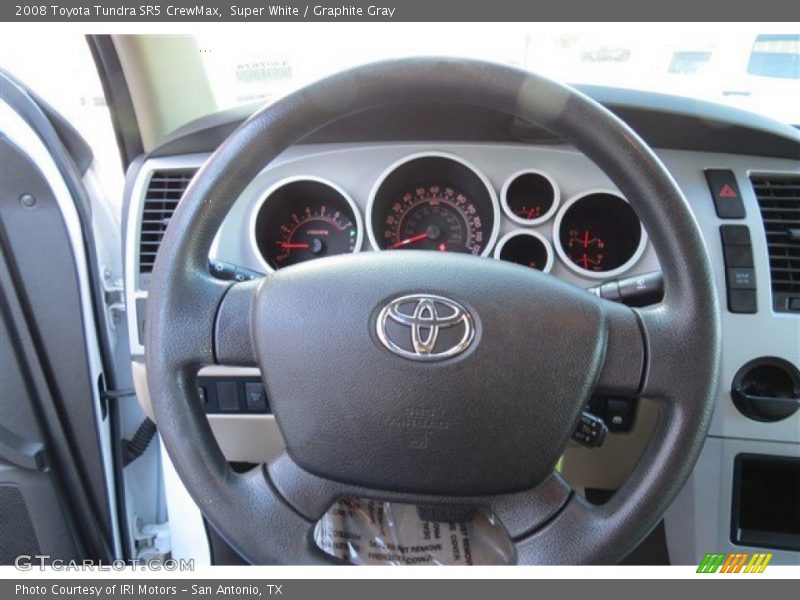 Super White / Graphite Gray 2008 Toyota Tundra SR5 CrewMax
