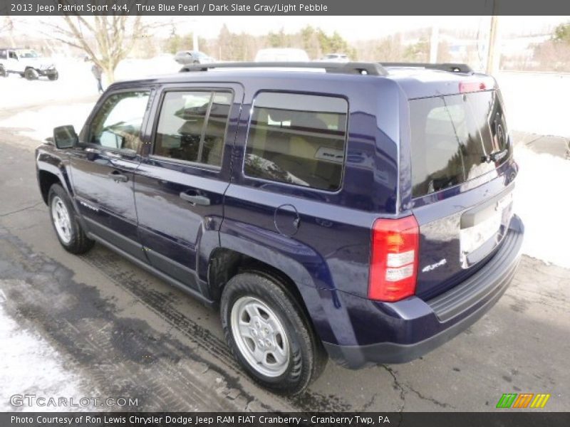True Blue Pearl / Dark Slate Gray/Light Pebble 2013 Jeep Patriot Sport 4x4