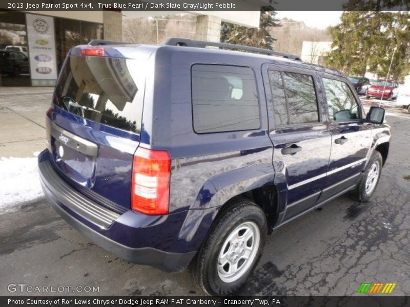 True Blue Pearl / Dark Slate Gray/Light Pebble 2013 Jeep Patriot Sport 4x4