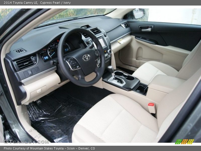 Cypress Pearl / Ivory 2014 Toyota Camry LE