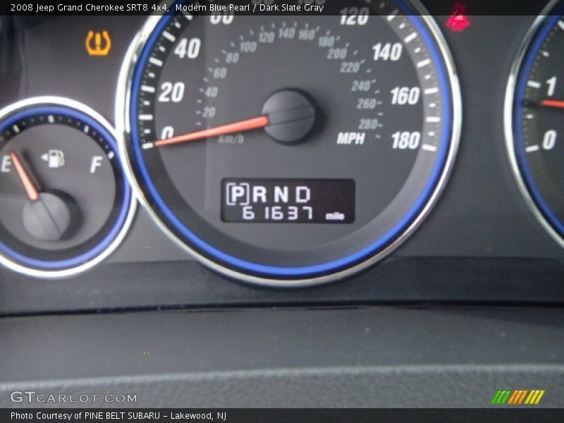 Modern Blue Pearl / Dark Slate Gray 2008 Jeep Grand Cherokee SRT8 4x4