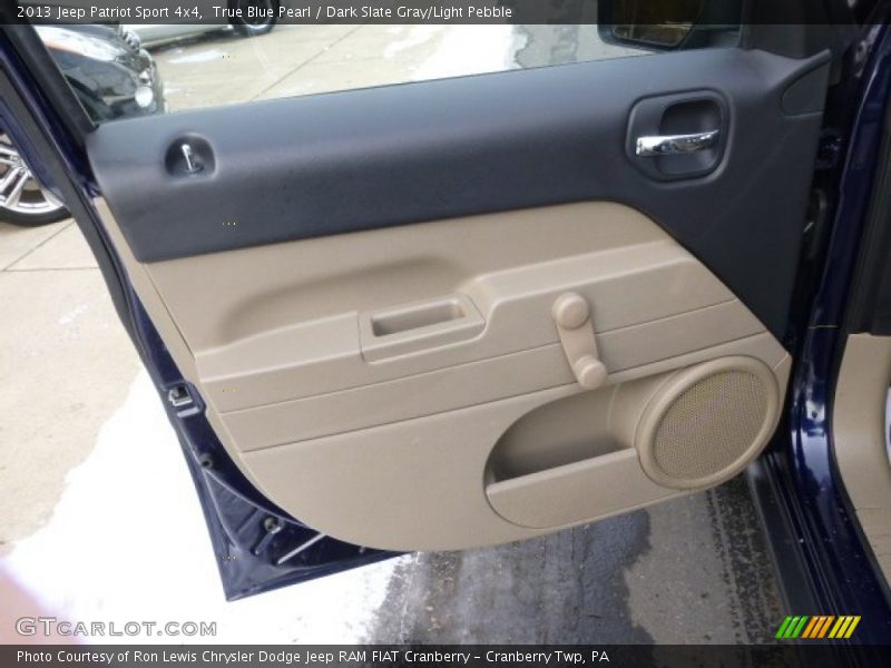 True Blue Pearl / Dark Slate Gray/Light Pebble 2013 Jeep Patriot Sport 4x4