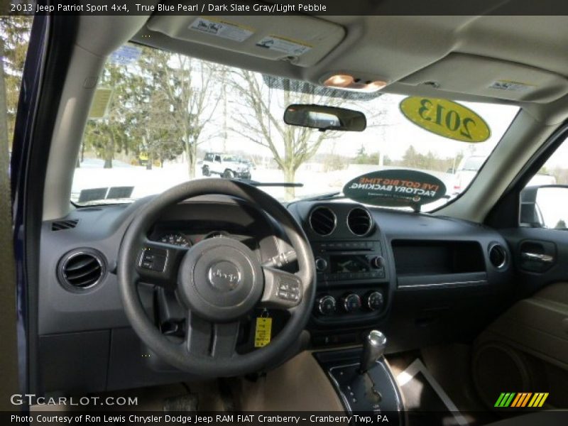 True Blue Pearl / Dark Slate Gray/Light Pebble 2013 Jeep Patriot Sport 4x4