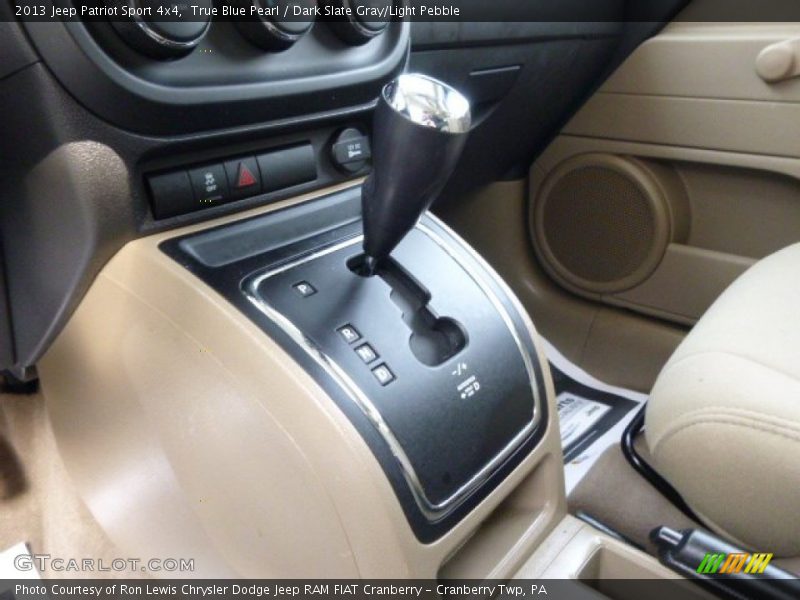 True Blue Pearl / Dark Slate Gray/Light Pebble 2013 Jeep Patriot Sport 4x4