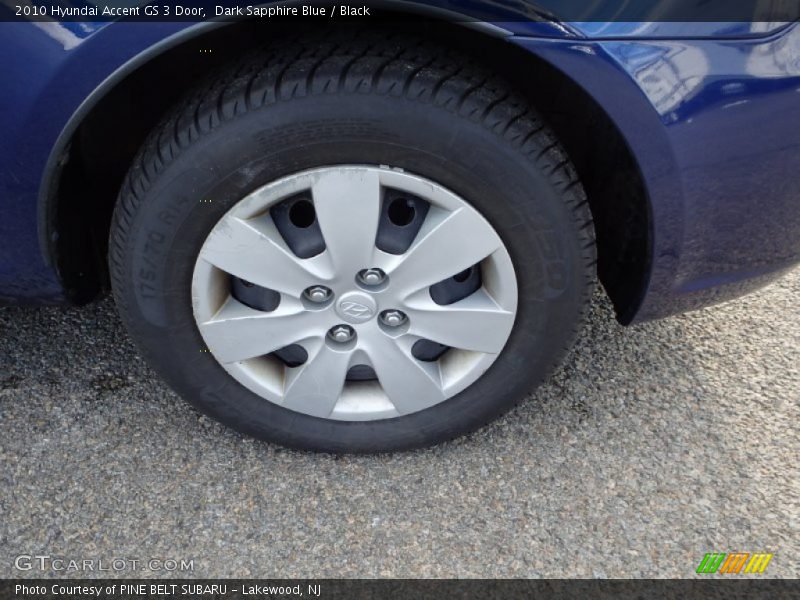 Dark Sapphire Blue / Black 2010 Hyundai Accent GS 3 Door