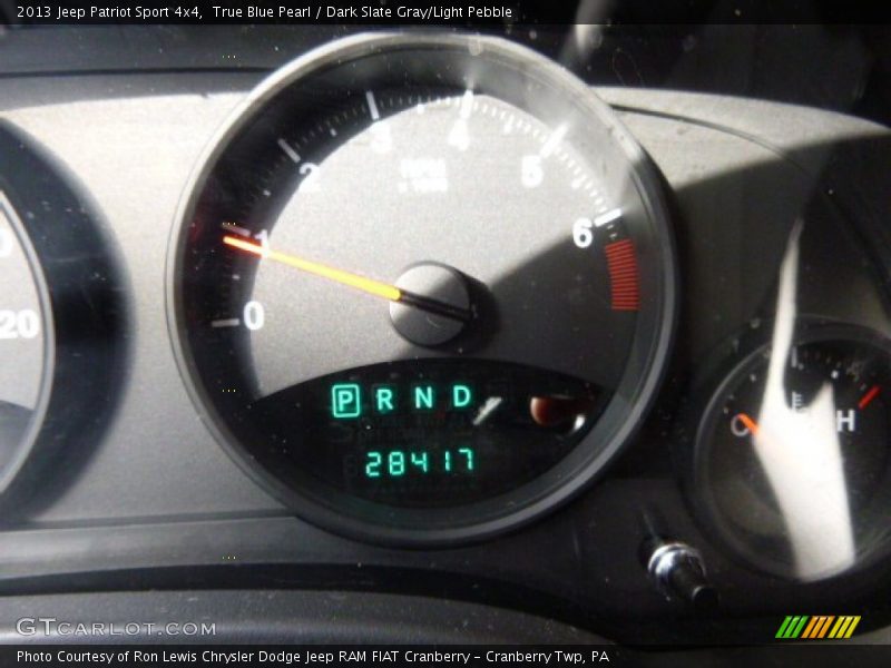 True Blue Pearl / Dark Slate Gray/Light Pebble 2013 Jeep Patriot Sport 4x4