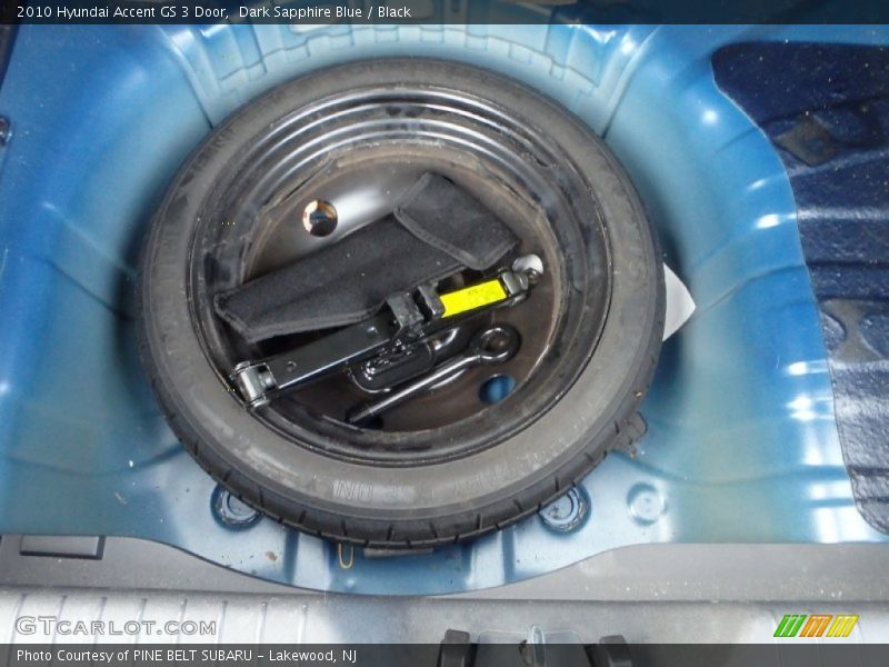 Dark Sapphire Blue / Black 2010 Hyundai Accent GS 3 Door