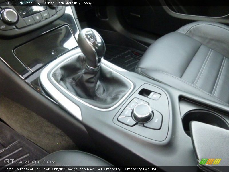 Carbon Black Metallic / Ebony 2012 Buick Regal GS