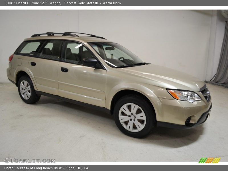 Harvest Gold Metallic / Warm Ivory 2008 Subaru Outback 2.5i Wagon