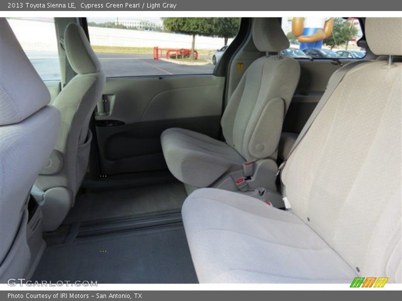 Cypress Green Pearl / Light Gray 2013 Toyota Sienna LE