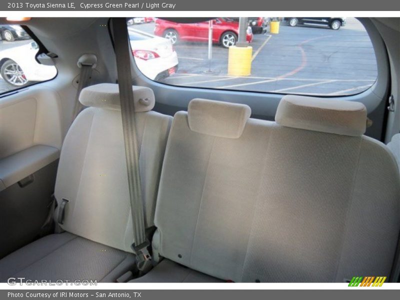 Cypress Green Pearl / Light Gray 2013 Toyota Sienna LE