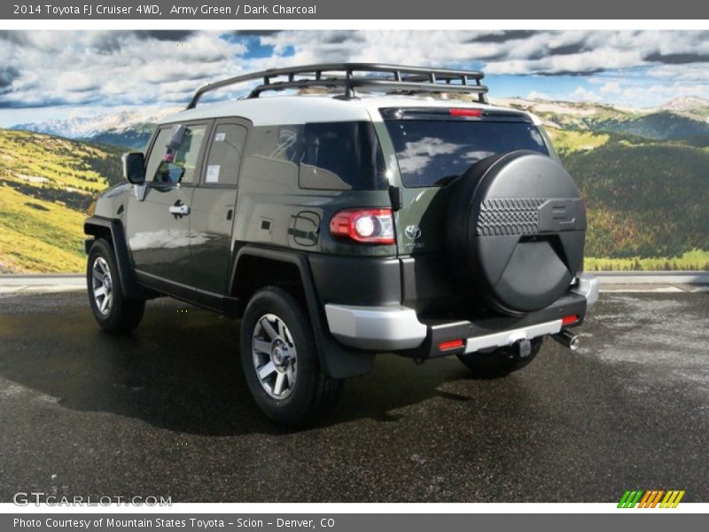 Army Green / Dark Charcoal 2014 Toyota FJ Cruiser 4WD