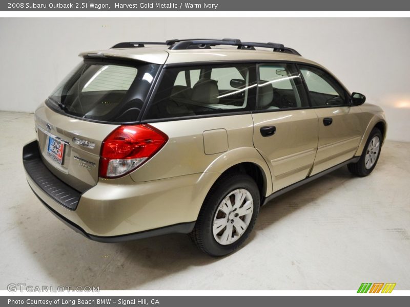 Harvest Gold Metallic / Warm Ivory 2008 Subaru Outback 2.5i Wagon