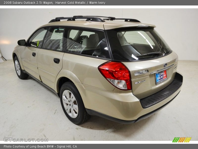 Harvest Gold Metallic / Warm Ivory 2008 Subaru Outback 2.5i Wagon