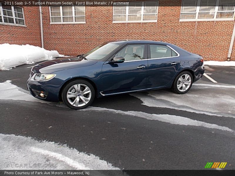 Fjord Blue Metallic / Parchment 2011 Saab 9-5 Turbo4 Premium Sedan