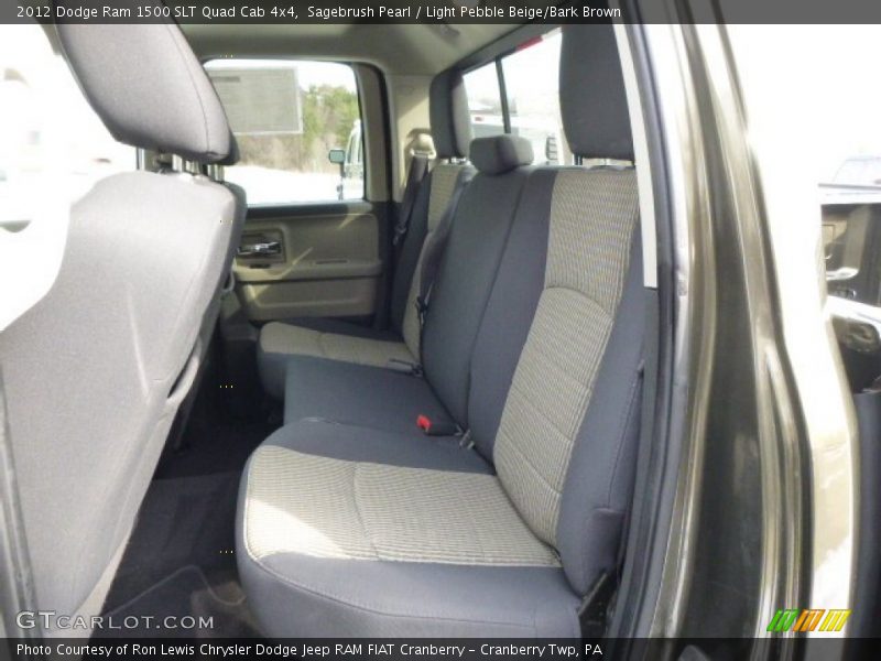 Sagebrush Pearl / Light Pebble Beige/Bark Brown 2012 Dodge Ram 1500 SLT Quad Cab 4x4