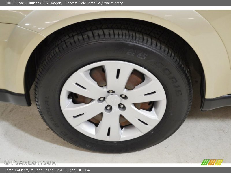 Harvest Gold Metallic / Warm Ivory 2008 Subaru Outback 2.5i Wagon