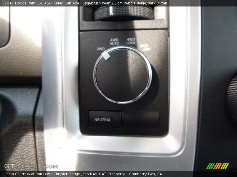 Sagebrush Pearl / Light Pebble Beige/Bark Brown 2012 Dodge Ram 1500 SLT Quad Cab 4x4