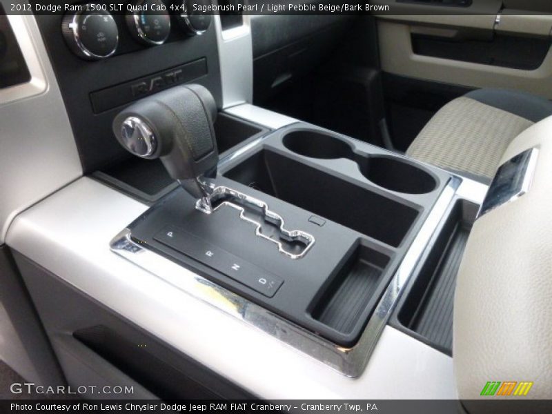 Sagebrush Pearl / Light Pebble Beige/Bark Brown 2012 Dodge Ram 1500 SLT Quad Cab 4x4