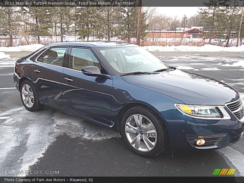 Fjord Blue Metallic / Parchment 2011 Saab 9-5 Turbo4 Premium Sedan