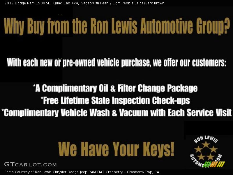 Sagebrush Pearl / Light Pebble Beige/Bark Brown 2012 Dodge Ram 1500 SLT Quad Cab 4x4