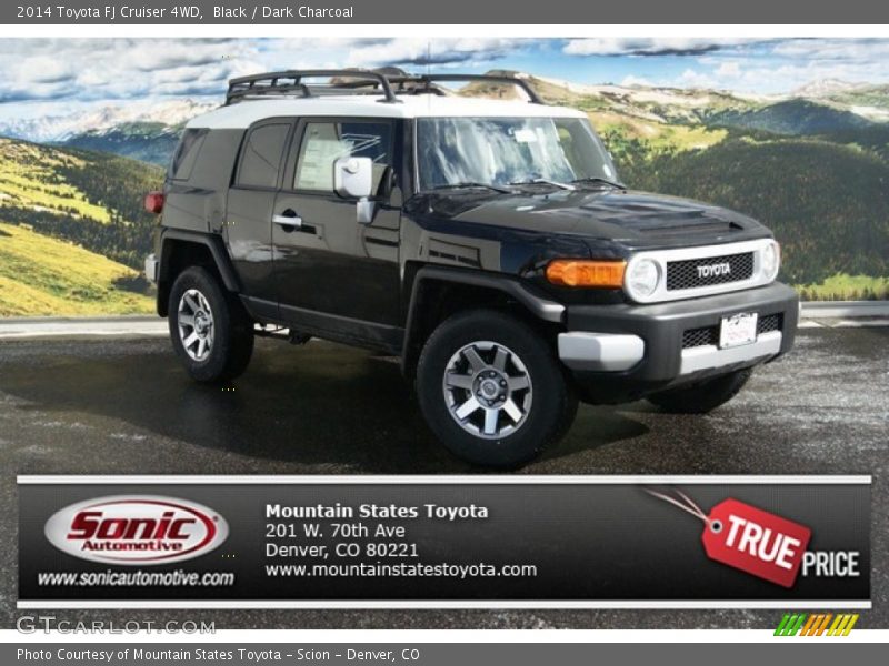 Black / Dark Charcoal 2014 Toyota FJ Cruiser 4WD