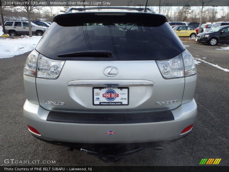Millinnium Silver Metallic / Light Gray 2004 Lexus RX 330 AWD