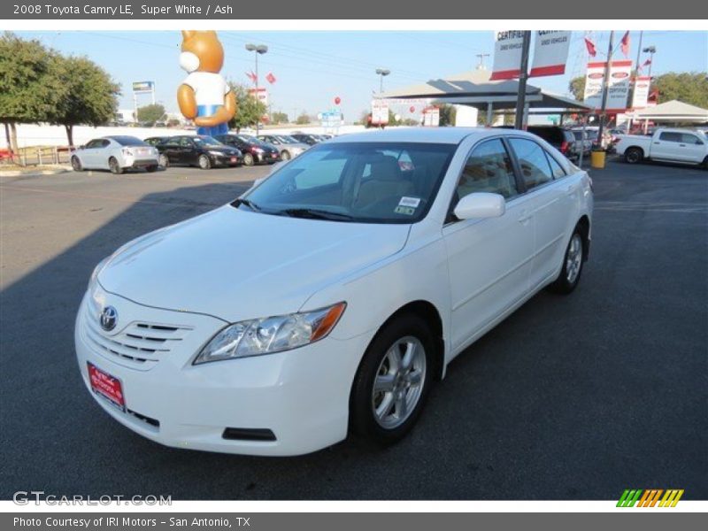Super White / Ash 2008 Toyota Camry LE