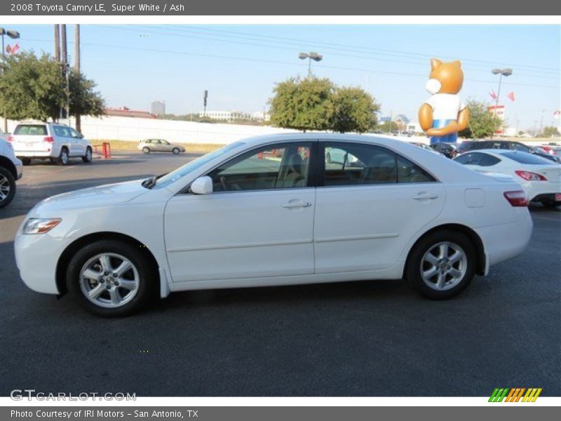 Super White / Ash 2008 Toyota Camry LE