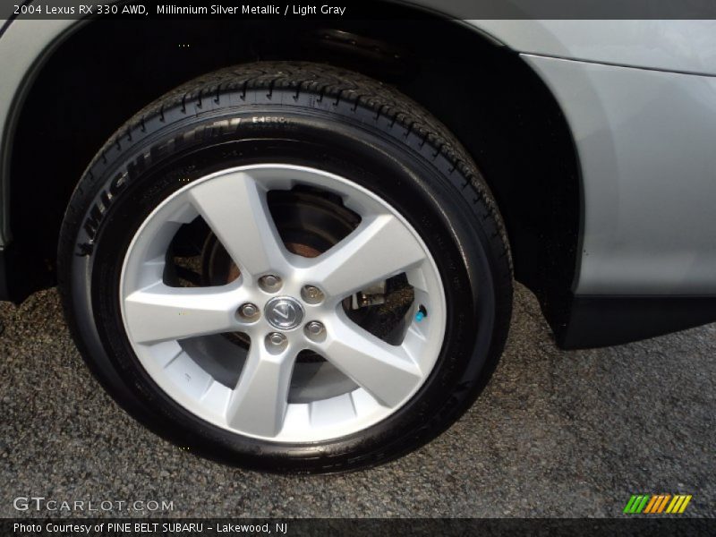 Millinnium Silver Metallic / Light Gray 2004 Lexus RX 330 AWD