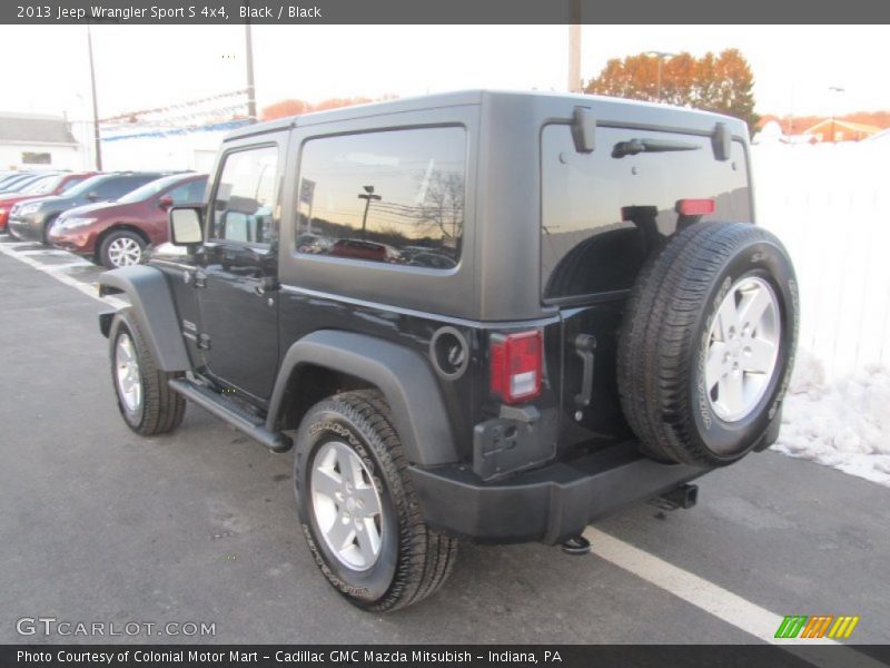 Black / Black 2013 Jeep Wrangler Sport S 4x4