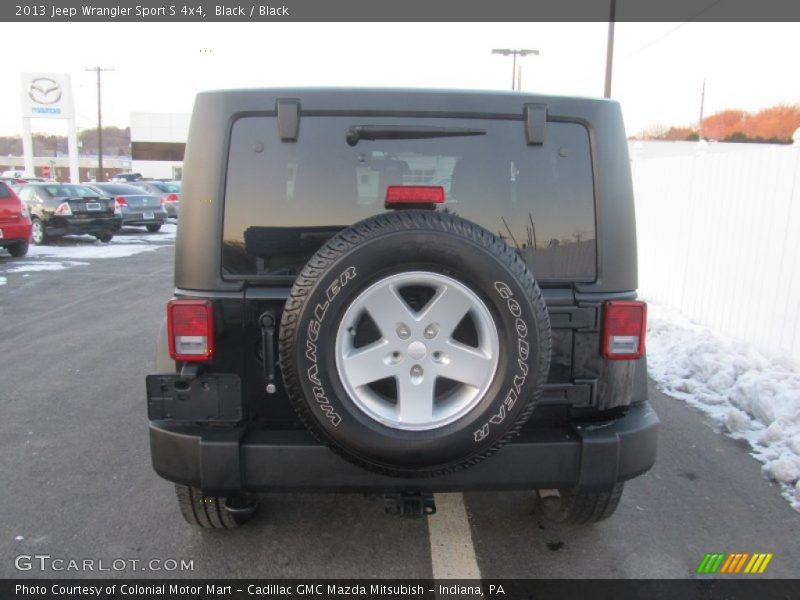 Black / Black 2013 Jeep Wrangler Sport S 4x4