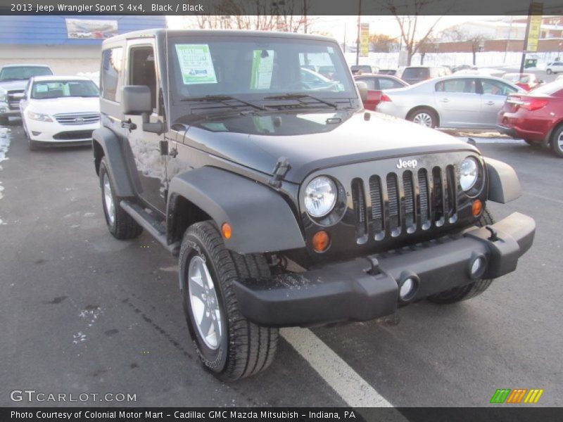 Black / Black 2013 Jeep Wrangler Sport S 4x4