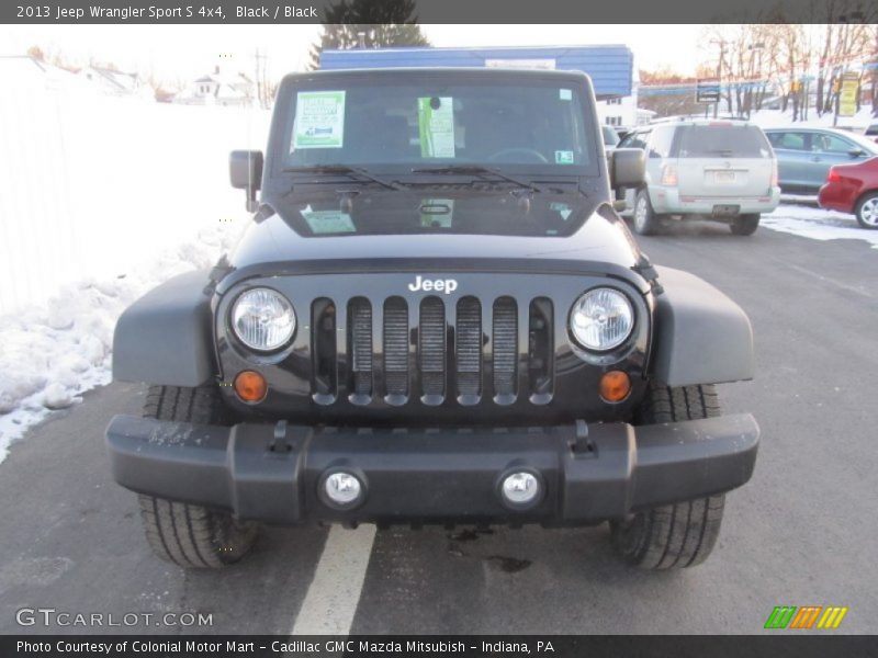 Black / Black 2013 Jeep Wrangler Sport S 4x4