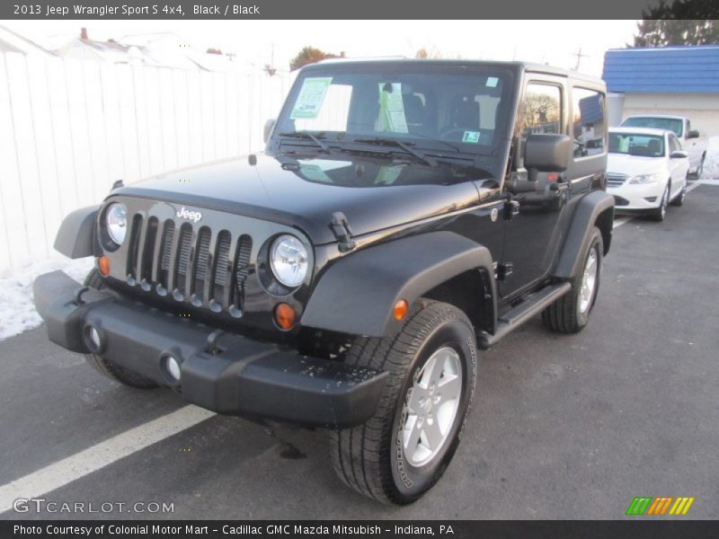 Black / Black 2013 Jeep Wrangler Sport S 4x4