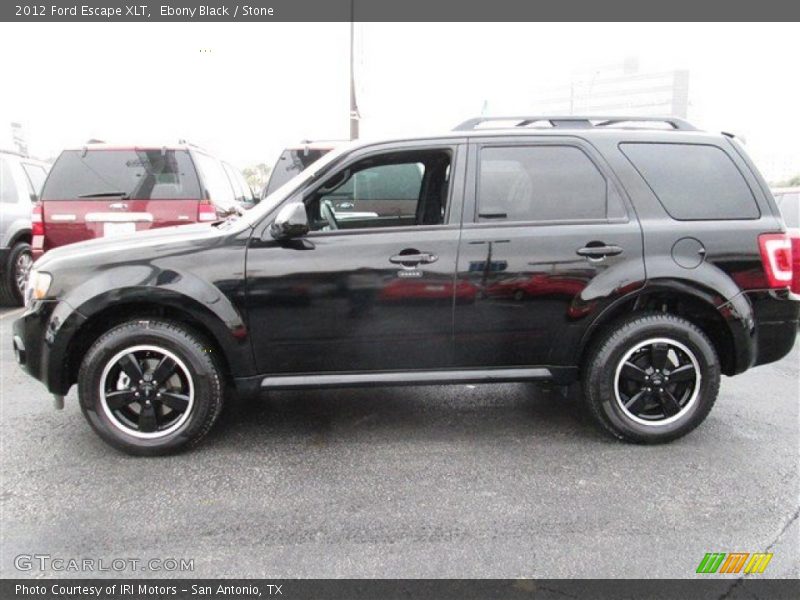 Ebony Black / Stone 2012 Ford Escape XLT