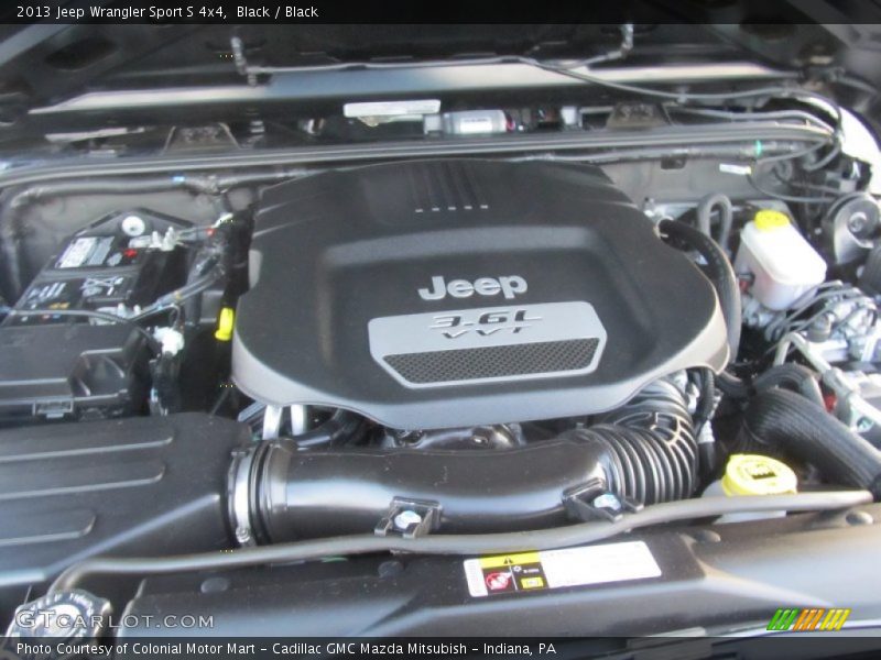  2013 Wrangler Sport S 4x4 Engine - 3.6 Liter DOHC 24-Valve VVT Pentastar V6
