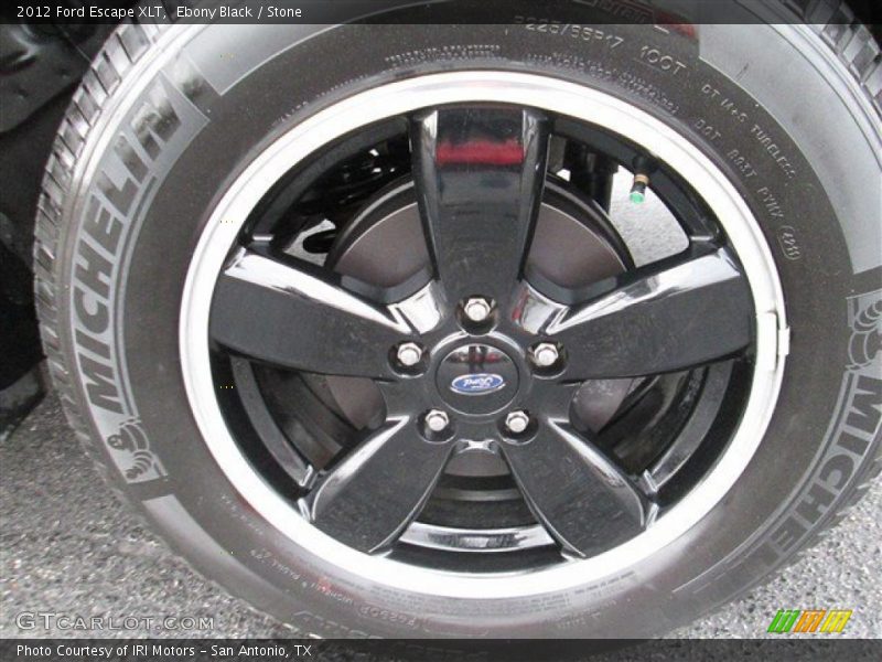 Ebony Black / Stone 2012 Ford Escape XLT