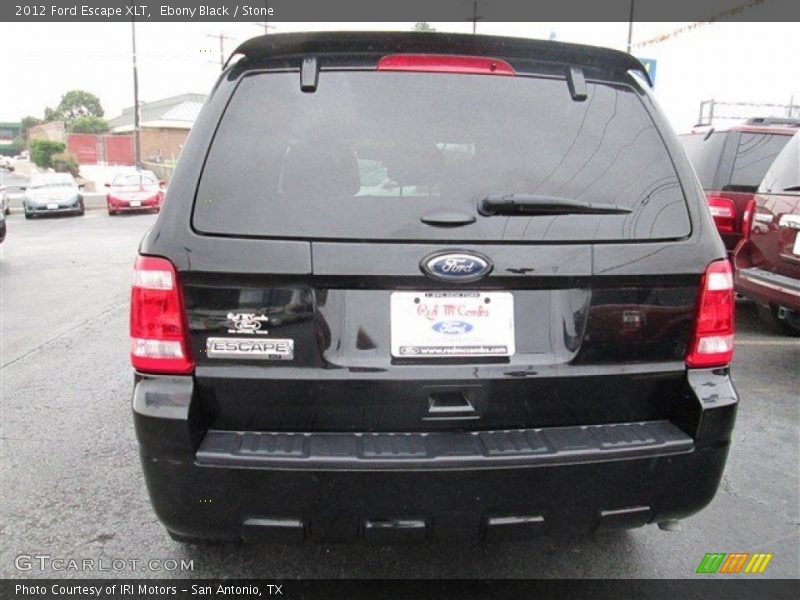 Ebony Black / Stone 2012 Ford Escape XLT