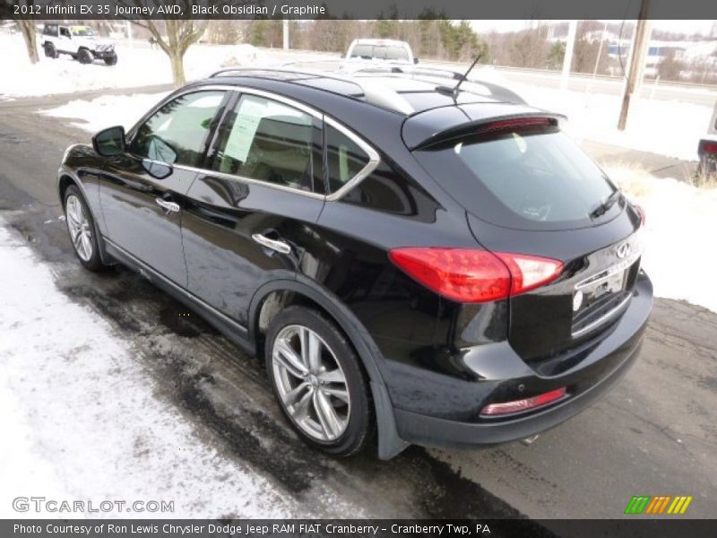 Black Obsidian / Graphite 2012 Infiniti EX 35 Journey AWD