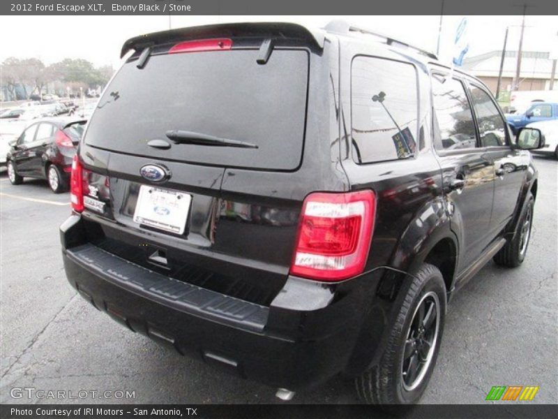 Ebony Black / Stone 2012 Ford Escape XLT