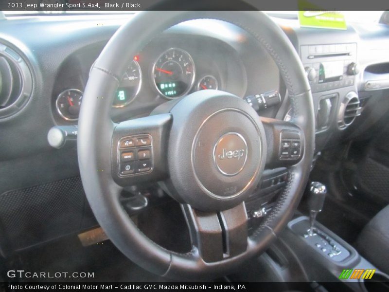 Black / Black 2013 Jeep Wrangler Sport S 4x4