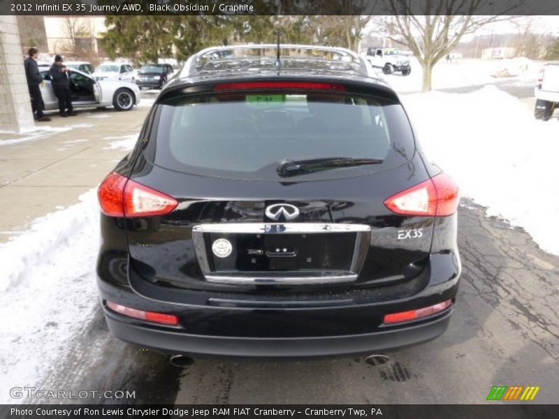 Black Obsidian / Graphite 2012 Infiniti EX 35 Journey AWD