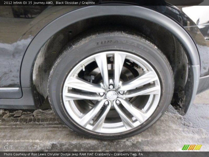 Black Obsidian / Graphite 2012 Infiniti EX 35 Journey AWD