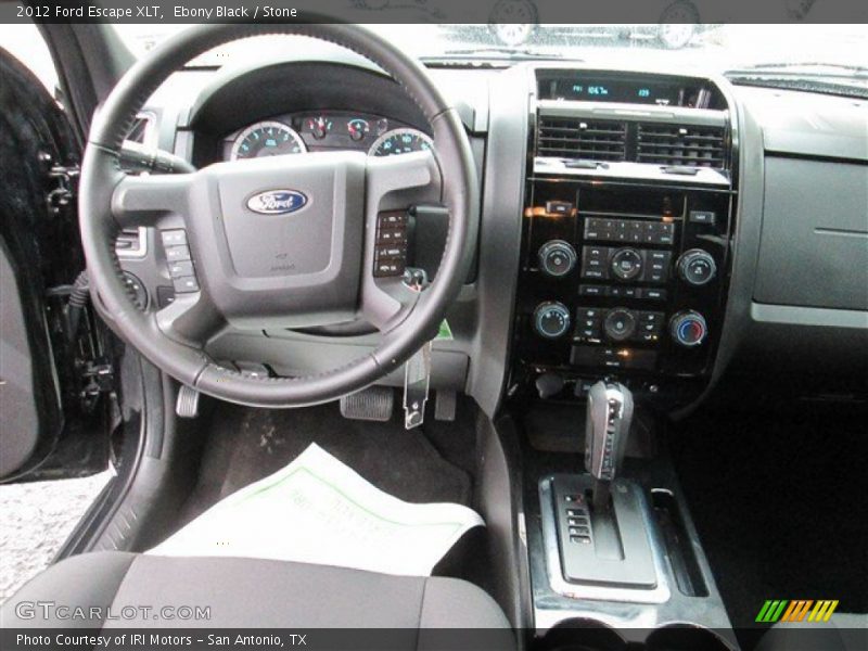 Ebony Black / Stone 2012 Ford Escape XLT