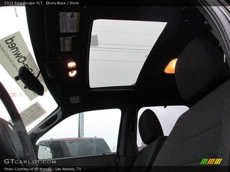 Ebony Black / Stone 2012 Ford Escape XLT